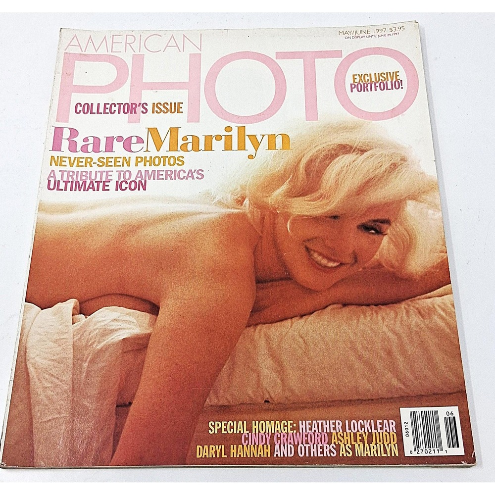 American Photo Magazine May/June 1997 Marilyn Monroe Collector's Issue READ